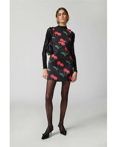 Urban Outfitters Uo Charlotte Mini Dress - Black