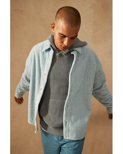 Standard Cloth Clay Modern Super-soft Shirt Jacket - Blue