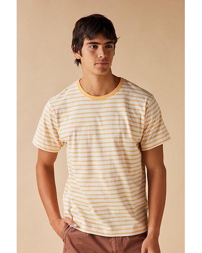 Urban Outfitters Uo Striped Tee - Natural
