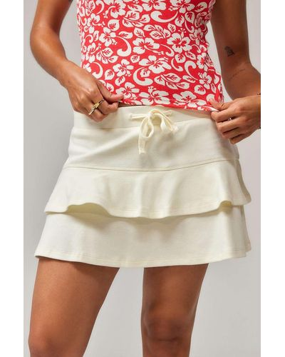Roxy Uo Exclusive Rara Mini Skirt - White