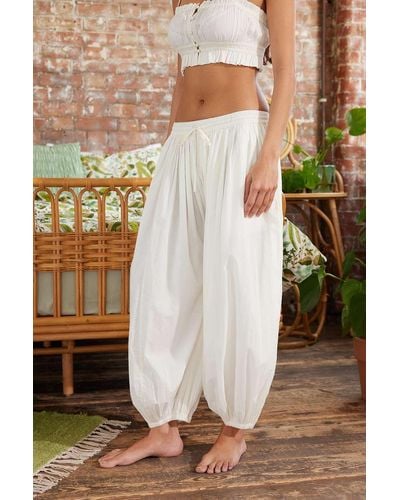 Out From Under Jasime Balloon Trousers - White
