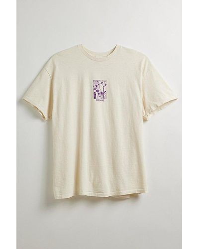 Urban Outfitters Elegance Floral Tee - Natural