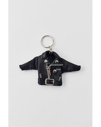 Urban Renewal Vintage Leather Jacket Keychain - Black