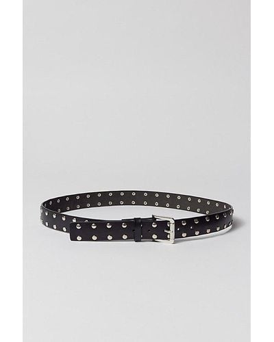 Urban Outfitters Studded Leather Belt - Black