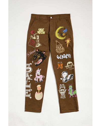 Market Uo Exclusive Almost There Pant - Brown