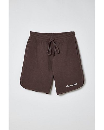 Standard Cloth Thermal Athletic Short - Brown