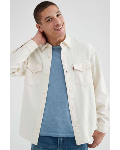 Levi's Relaxed Fit Western Shirt - Blue