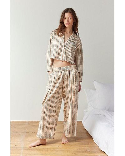 Out From Under Pj Party Hoxton Pant - Natural