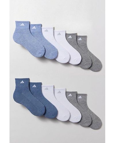 adidas Cushioned Sport Crew Sock 6-Pack - Blue