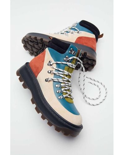 Urban Outfitters Uo Jonna Hiker Boot - Blue