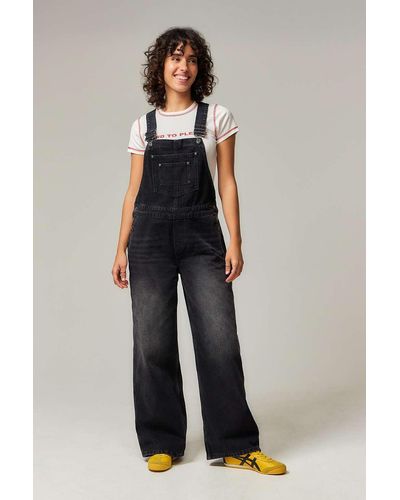 The Ragged Priest Ragged Priest Release Charcoal Dungarees - Blue