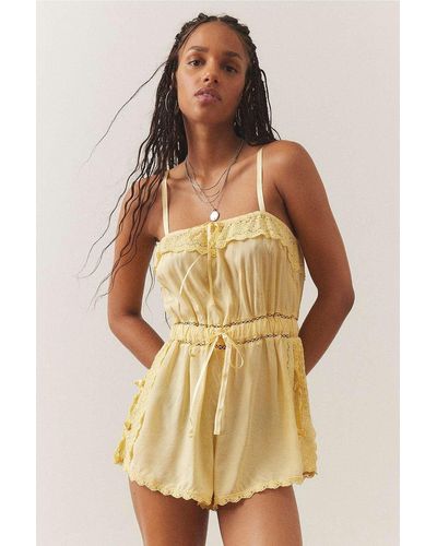 Out From Under Sail Away With Me Playsuit - Yellow