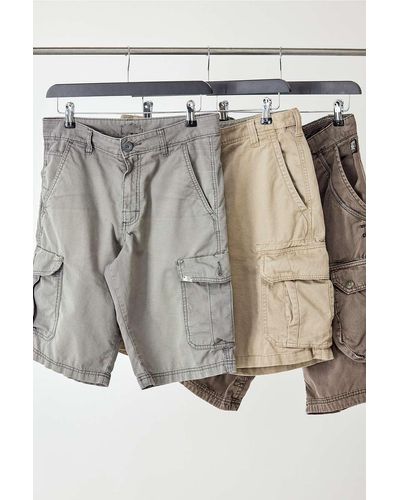 Urban Renewal Vintage Khaki Cargo Shorts - Natural