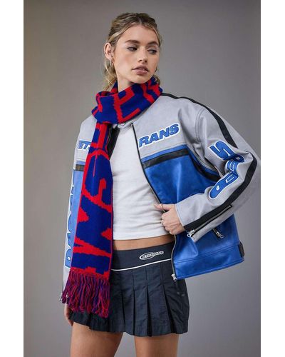 iets frans... Football Scarf At Urban Outfitters - Blue
