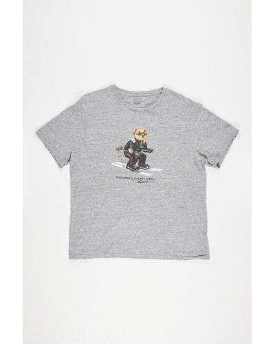 Urban Renewal One-of-a-kind Polo Ralph Lauren Ski Bear T-shirt - Grey