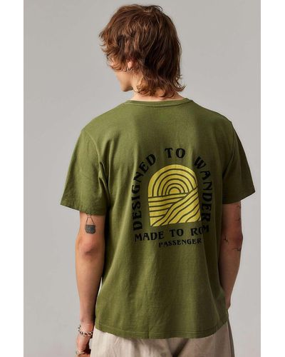 Passenger Khaki Sundown T-shirt - Green