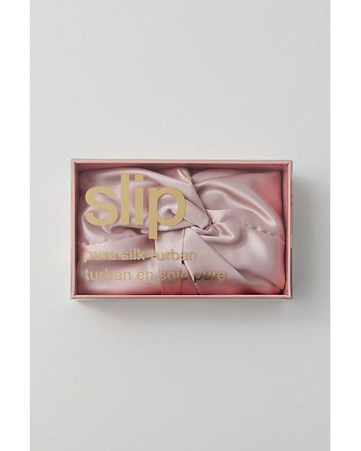 Slip Pure Silk Hair Wrap - Pink