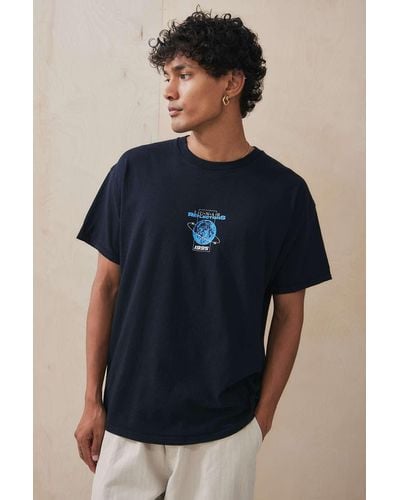 Urban Outfitters Uo Lunar Reflections T-shirt - Blue