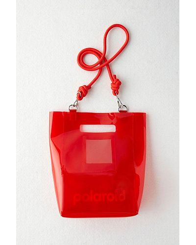 Urban Outfitters Polaroid Bucket Tote Bag - Red