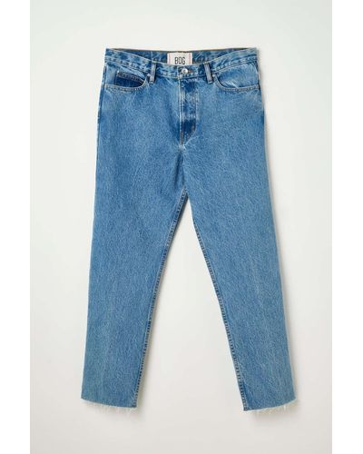 BDG Vintage Slim Fit Cropped Jean - Blue
