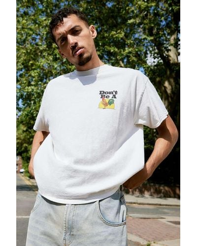 Urban Outfitters Uo - t-shirt don't be a c*ck" - Grün