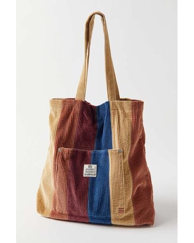 BDG Patchwork Corduroy Tote Bag - Multicolor
