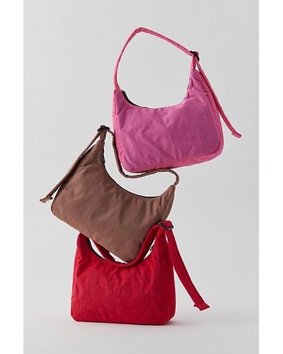 BAGGU Mini Nylon Shoulder Bag - Red