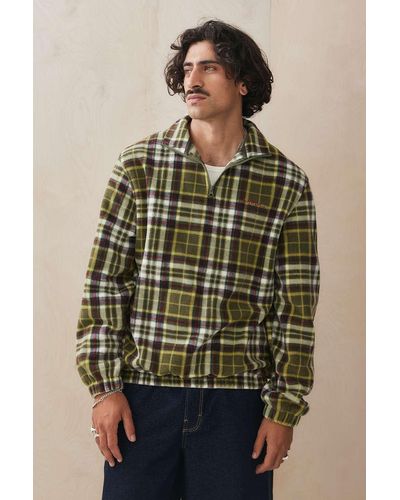 iets frans... Green Check Fleece 2xs At Urban Outfitters