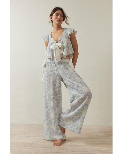 Out From Under Pretty Pj Pant - Blue