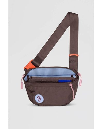 BABOON TO THE MOON Fannypack In Deep Mahagony At Urban Outfitters - White