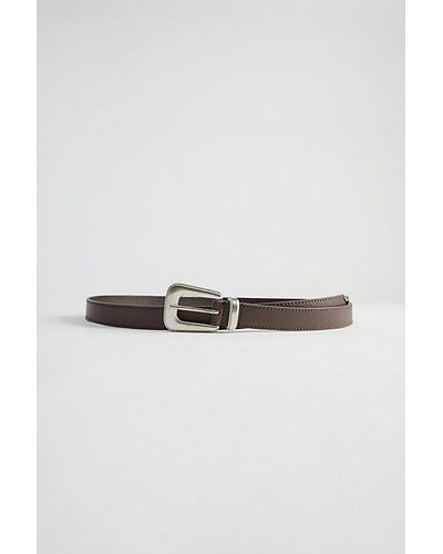 Urban Outfitters Western Buckle Belt - Brown