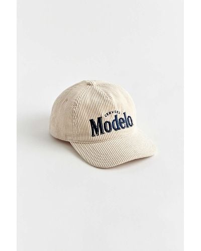 Urban Outfitters Modelo 5-panel Cord Snapback Hat - Natural