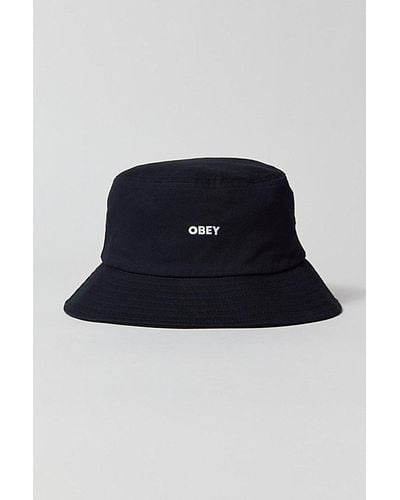Obey Bold Twill Bucket Hat - Blue