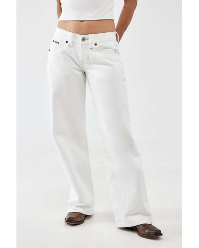 BDG Kayla Lowrider White Jeans