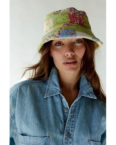 Urban Renewal Remade Quilted Bucket Hat - Blue