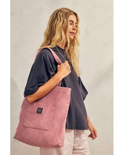 Urban Outfitters Uo Corduroy Pocket Tote Bag - Pink