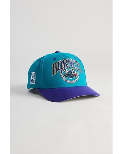 Mitchell & Ness Crown Jewels Pro Charlotte Hornets Snapback Hat - Blue