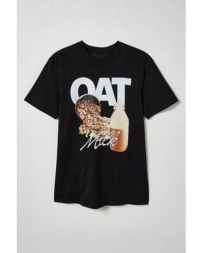 Urban Outfitters Oat Milk Photo Tee - Black