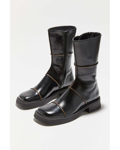 E8 By Miista Dahlia Leather Boot - Black