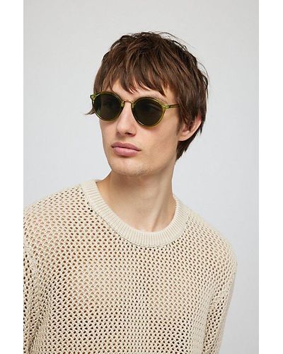 Urban Outfitters Myrtle Round Sunglasses - Brown