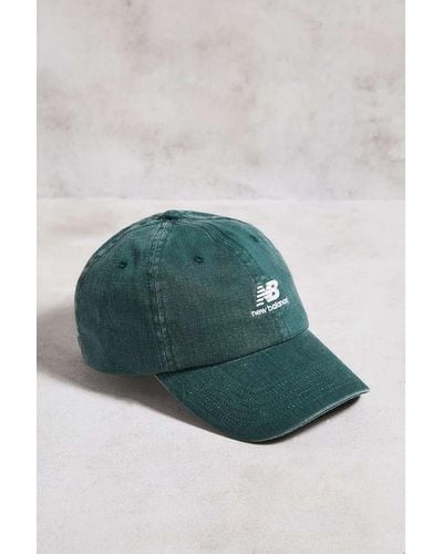 New Balance Washed Green Embroidered Cap