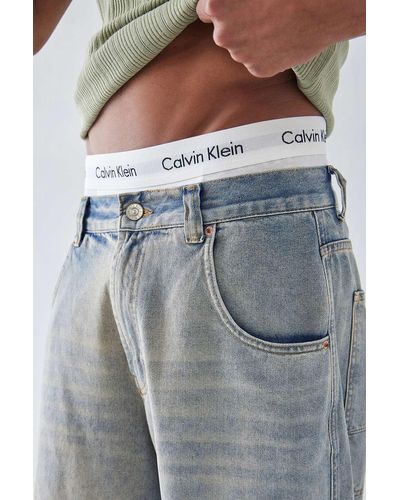 Calvin Klein White Core Boxer Trunks 3-pack - Grey