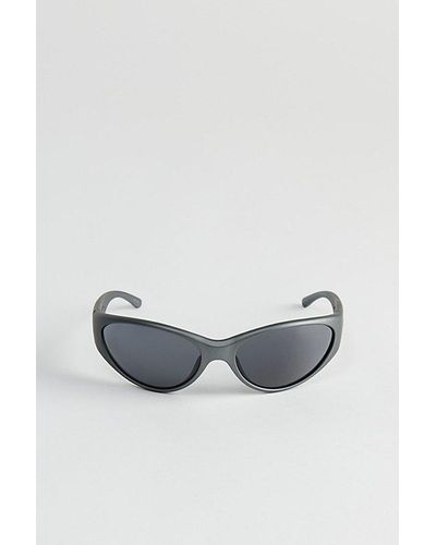 Crap Eyewear Warp Zone Wraparound Sunglasses - Blue