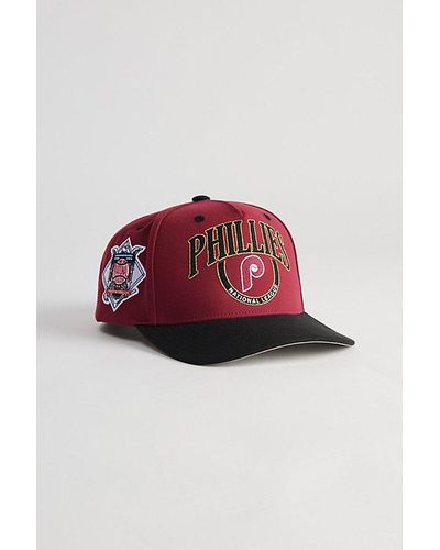 Mitchell & Ness Crown Jewels Pro Philadelphia Phillies Snapback Hat - Red