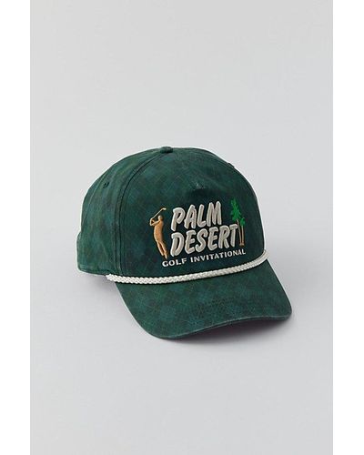 American Needle Palm Desert Lightweight Rope Trim Hat - Green