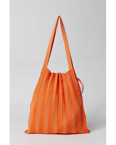 Hvisk Evie Knit Net Bag - Orange