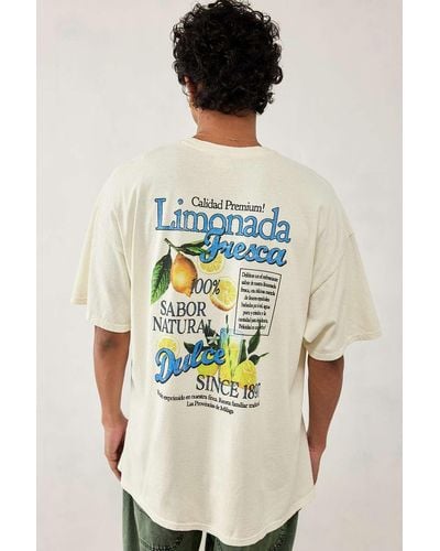 Urban Outfitters Uo Ecru Limonada T-shirt - Natural
