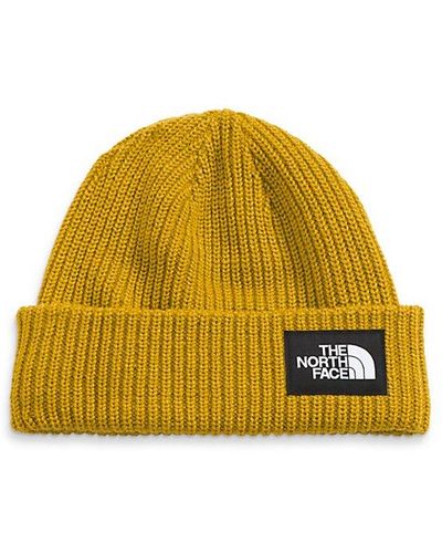 The North Face Salty Dog Lined Knit Beanie - Yellow