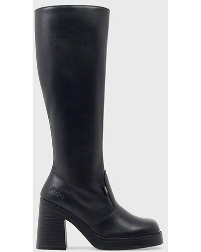 ROC Boots Australia Roc Idaho Leather Knee-High Boot - Black