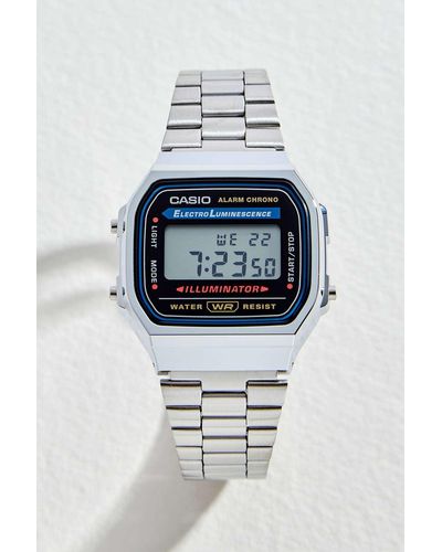 G-Shock A168wa-1yes Watch - Metallic